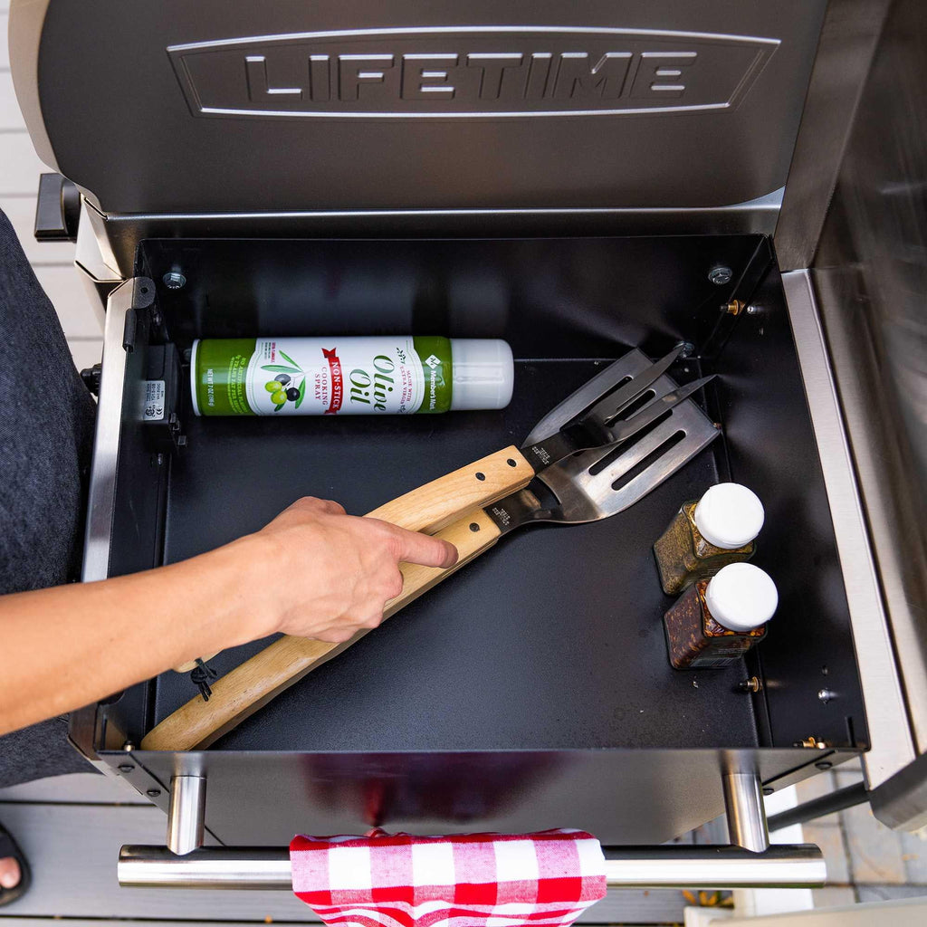 Gas Grill and Wood Pellet Smoker Combo, WiFi and Bluetooth Control Technology