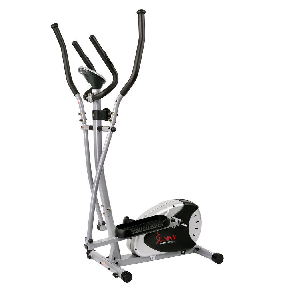Sunny Health & Fitness SF-E905 Magnetic Elliptical Bike Elliptical Machine w/ LCD Monitor and Heart Rate Monitoring