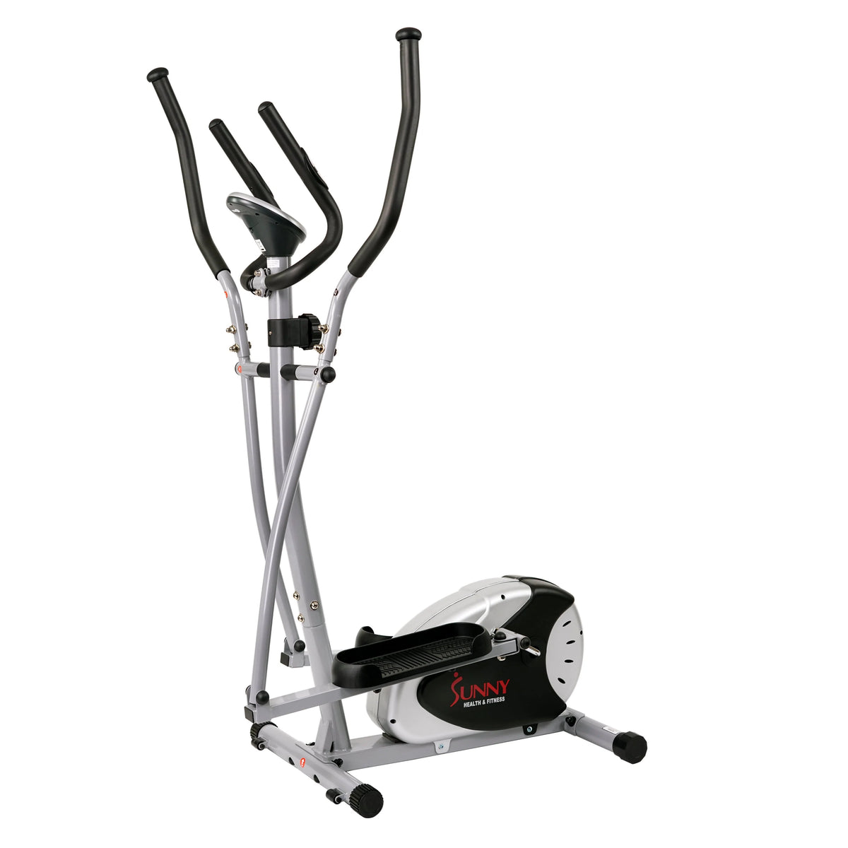 Sunny Health & Fitness SF-E905 Magnetic Elliptical Bike Elliptical Machine w/ LCD Monitor and Heart Rate Monitoring