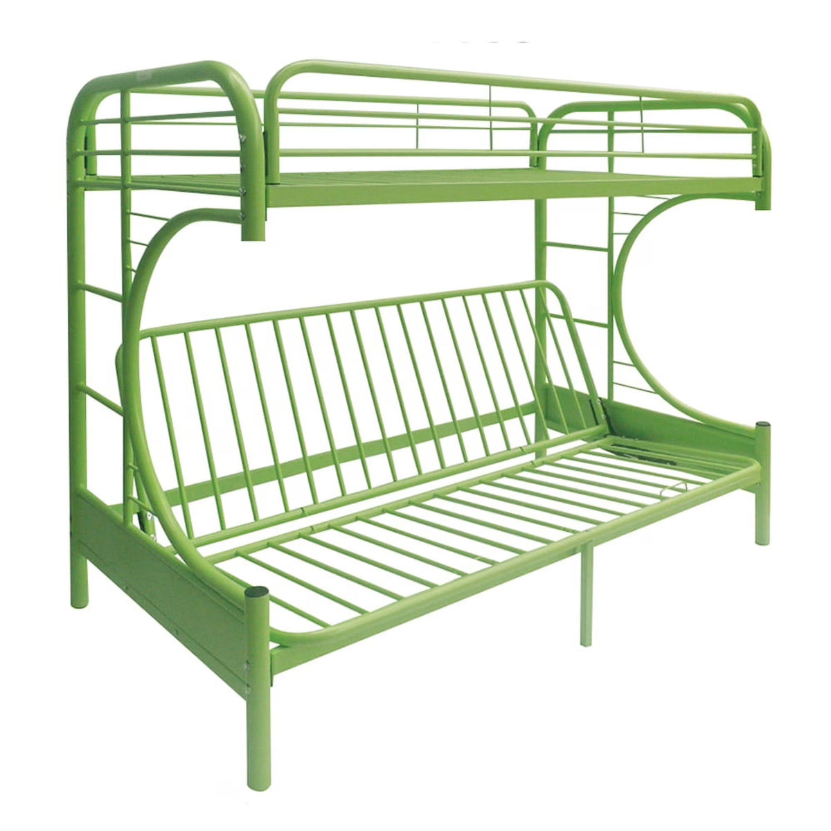 Acme Furniture Eclipse Twin over Full Futon Bunk Bed, Black