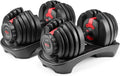 Bowflex SelectTech 552 Adjustable Dumbbells Pair, 5-52.5 lbs, Space-Saving Home Gym Equipment