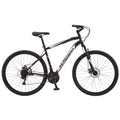 Schwinn 700c Glenwood Hybrid Bike, Adults +14 Years, Black, 21 Speeds