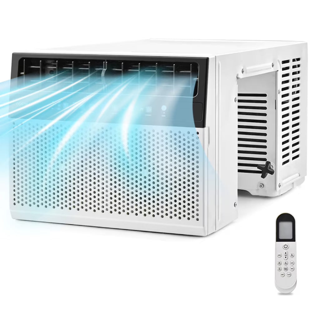 Canddidliike 12000 BTU Window Air Conditioner with Handy Remote-12000 BTU, Ultra Quiet with Open Window Flexibility