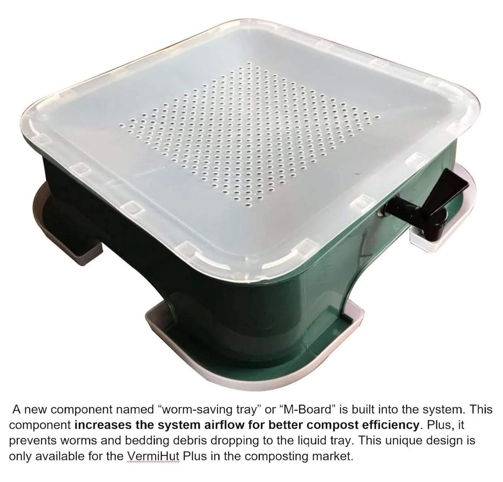 TiaGOC Plus 5-Tray Worm Compost Bin Easy Setup and Sustainable Design
