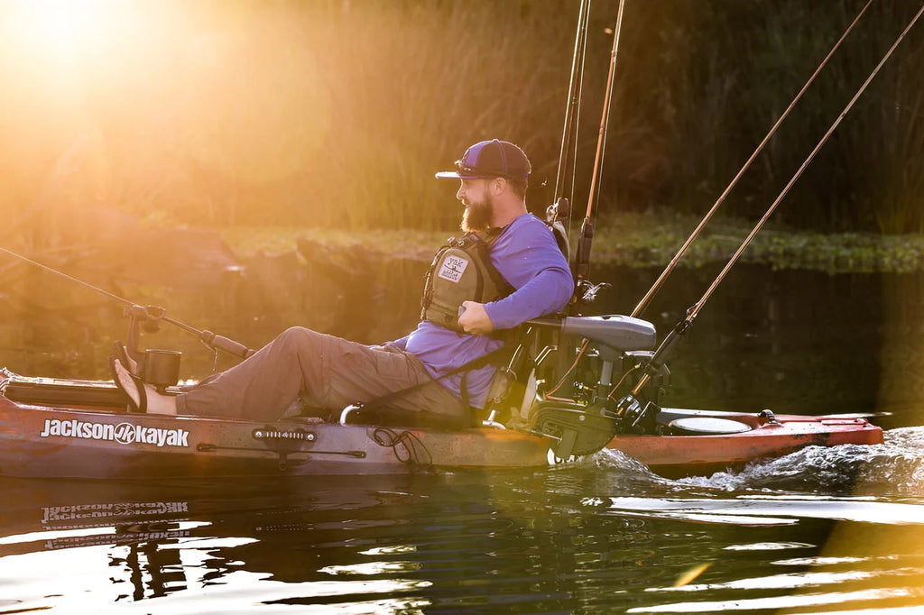Newport Vessels Kayak Series 36 Lb. Thrust Saltwater Transom Mounted Electric Kayak Trolling Motor with 24 In. Shaft