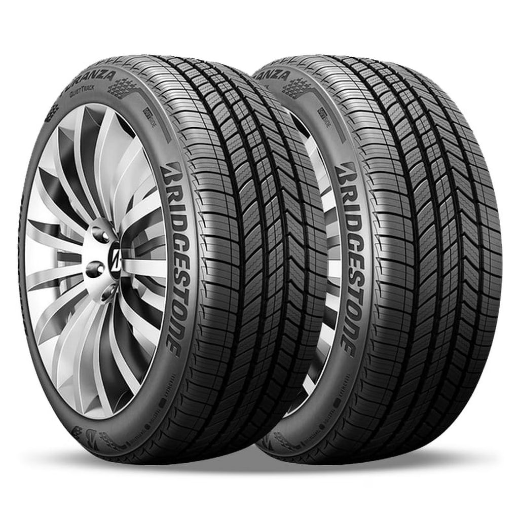 Pair of 2 Bridgestone Turanza QuietTrack 245/40R19 94V 800AA Tires 80K Mileage Warranty BR000079 / 245/40/19 / 2454019 Fits: 2011-14 Acura TL SH-AWD, 2009-14 Nissan Maxima SV
