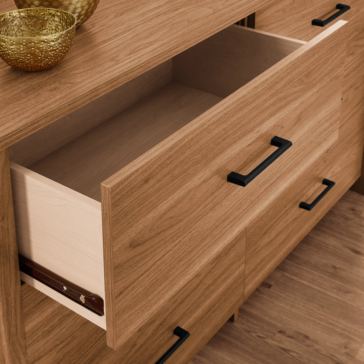 Mainstays Hillside 6-Drawer Dresser, Soft White Finish