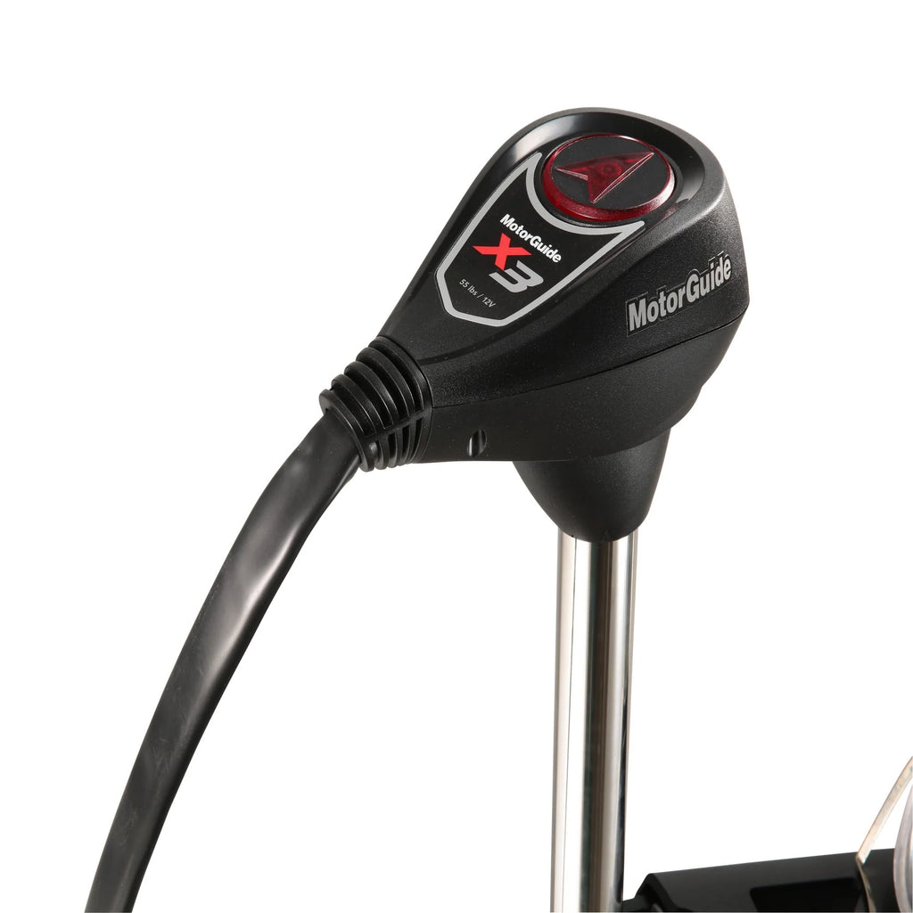 MotorGuide 940200100 X3 Freshwater Bow Mount Trolling Motor Cable Steer, Foot-Control 50-Inch Shaft, 55-Pound Peak Thrust