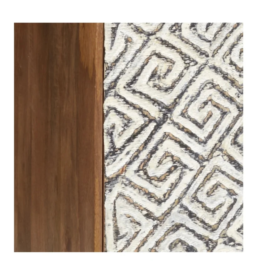 Signature Design by Ashley Contemporary Kerrings Accent Cabinet Brown/Black/White