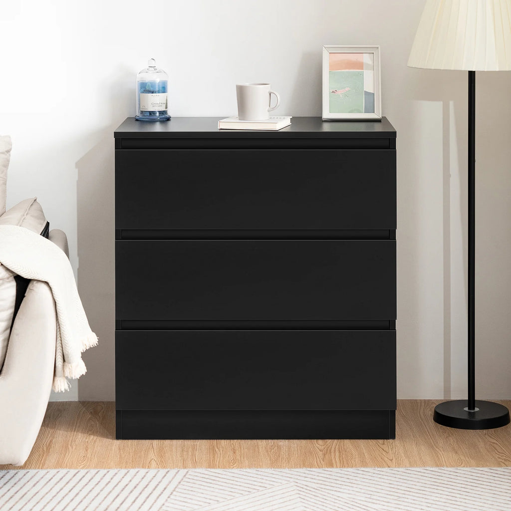 Hommpa White Dresser for Bedroom, 3 Drawers dresser for closet, Small Chests of Drawers for Adult, 30" Tall Nightstand Wood Storage Cabinet for Living Room, Hallway, Entryway
