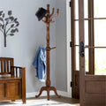 Vintage 79" Coat Tree Stand Heavy Duty Freestanding Clothes Hat Coat Rack Stand with 8 Hooks