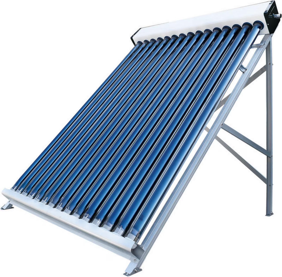 15 Tube Duda Solar Water Heater Collector 37 Frame Evacuated Vacuum Tubes SRCC Certified Hot