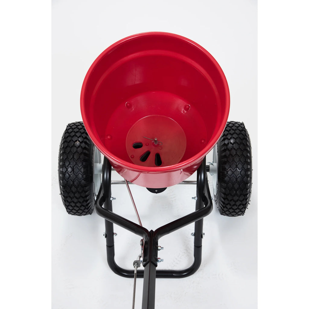 EarthWay 2150 50lb Red Commercial Broadcast Lawn Fertilizer Spreader