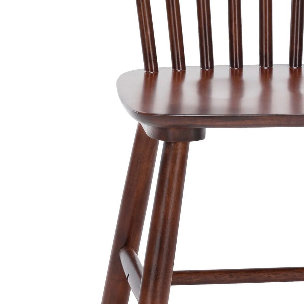 Dycanpo Dining Chairs Set of 4, Black Kitchen/Dining Room Wooden Chairs with Mid Century Modern,18''