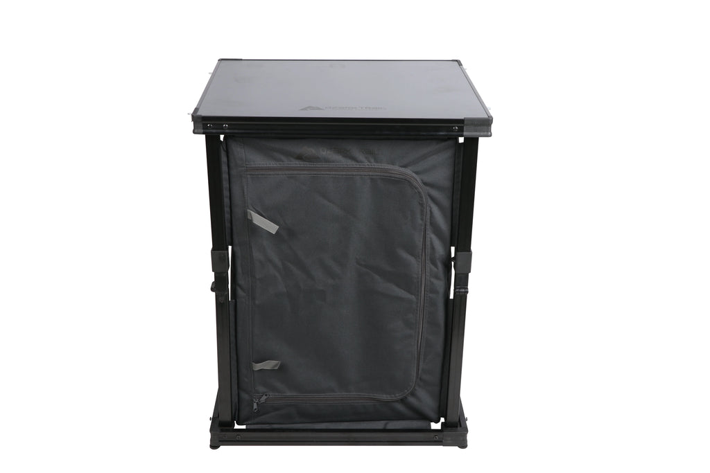 Ozark Trail Kitchen Organizer Hardtop Table, Gray, 23 x 20 x 31