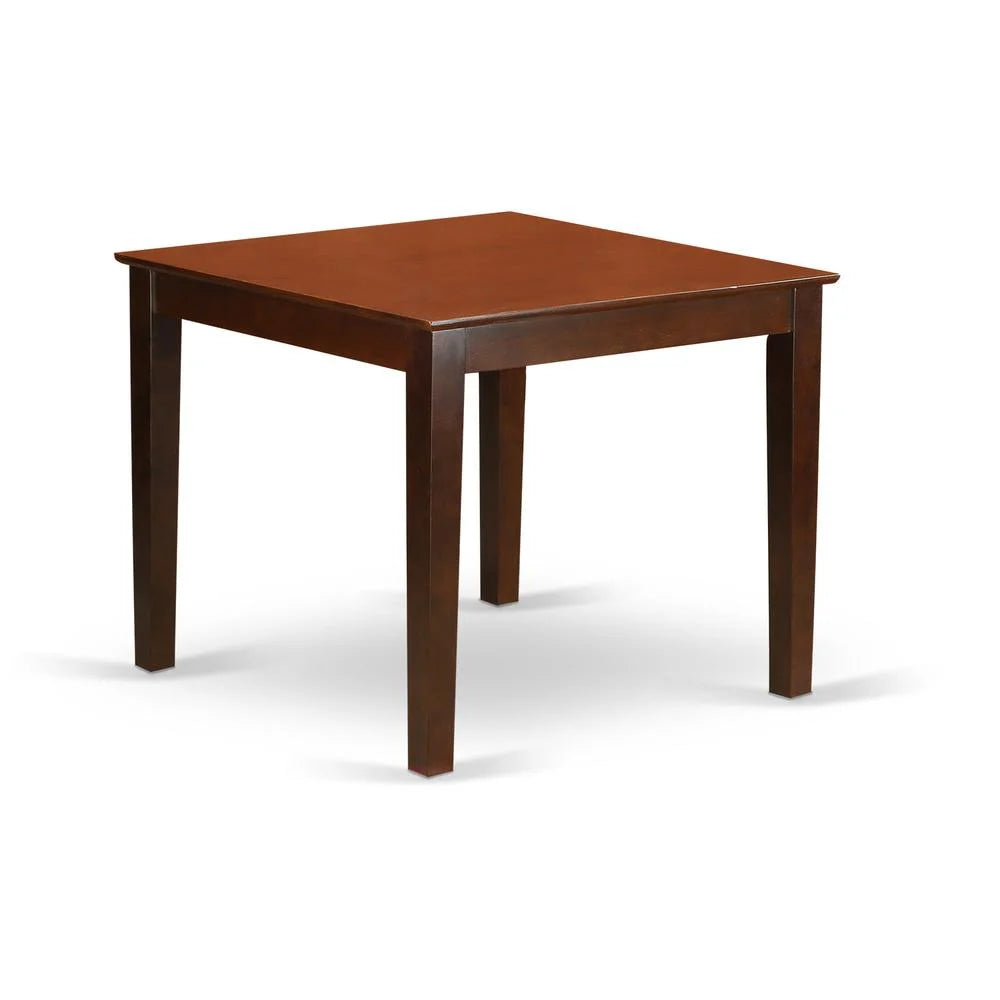 East West Furniture Oxford 3-piece Wood Table and Dinette Chairs in Oak