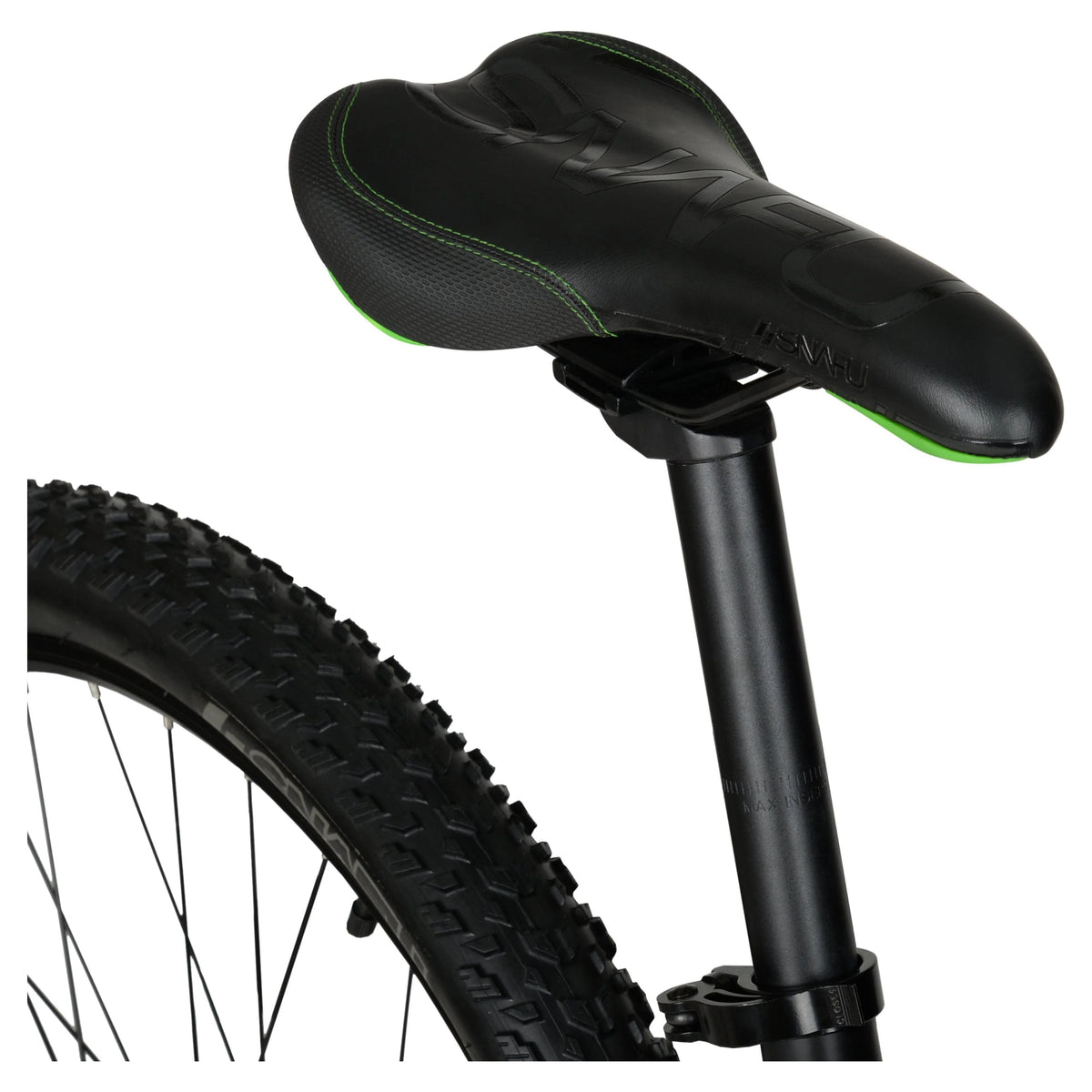 Hyper 29" Carbon Fiber Men's Mountain Bike, Black/Green