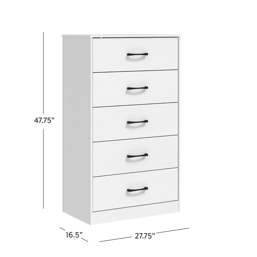 Mainstays Ardent 5 Drawer Dresser, Black