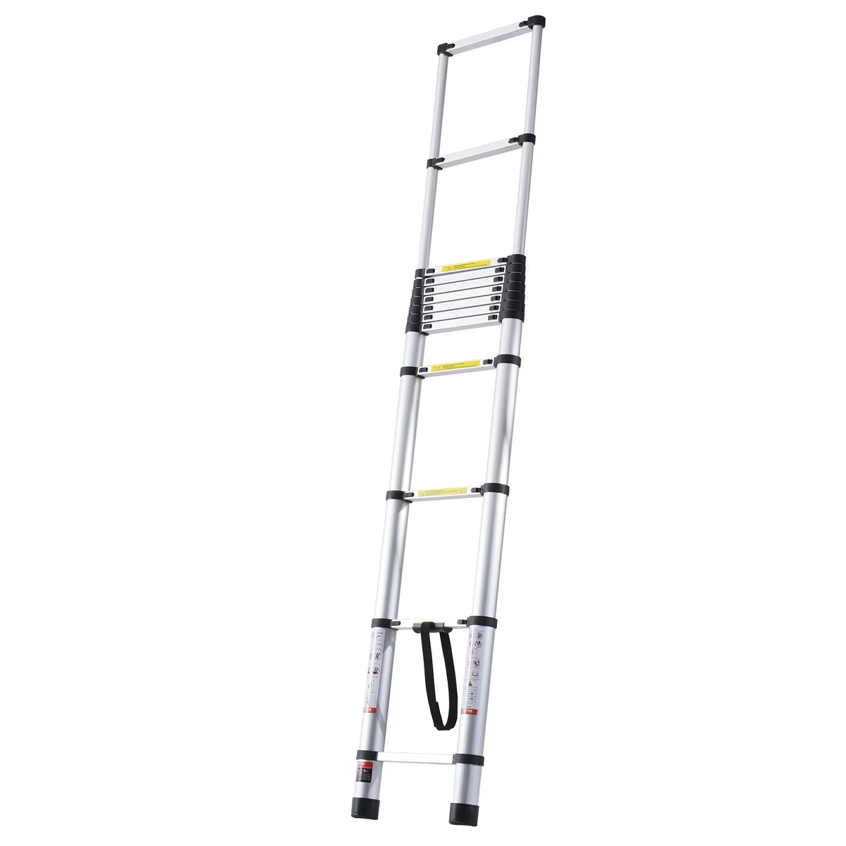 VEVOR Telescoping Ladder, 16.4FT Aluminum Lightweight Extension Ladder, Multi-button Retraction Collapsible Ladder, 375 LBS Capacity with Non-slip Feet, Portable Compact Ladders for Home, RV, Loft