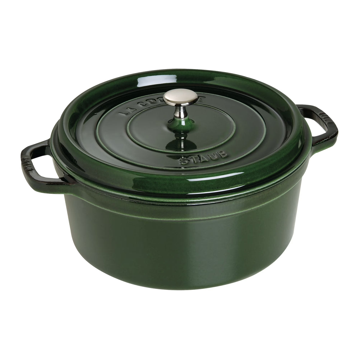 Staub Cast Iron 7-qt Round Cocotte - Grenadine