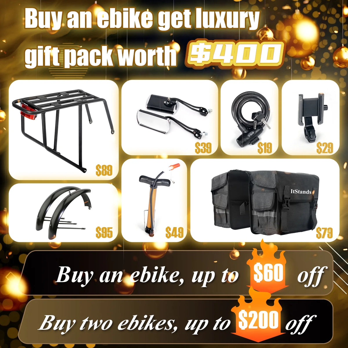 Dual Motors AWD 2000W Electric Bike for Adult 26'', UL2849 48V 30AH Removable Battery E-mountain bike 4.0 Fat Tire up to 35MPH&120Miles Long Range Off-road Ebike Beach Dual Hydraulic&Brakes E-Bicycle