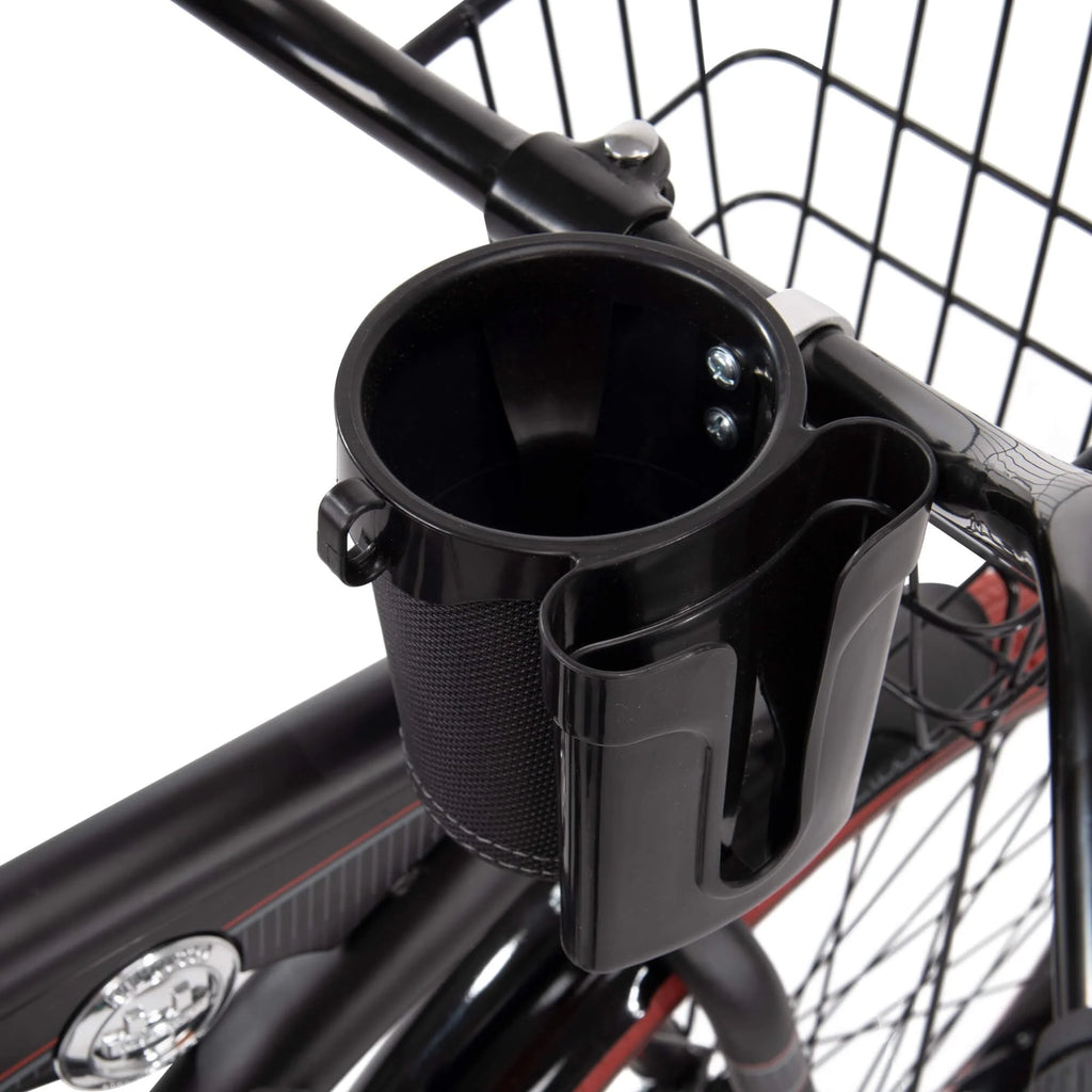 Huffy 26 Nel Lusso Men's Cruiser Bike, Matte Black