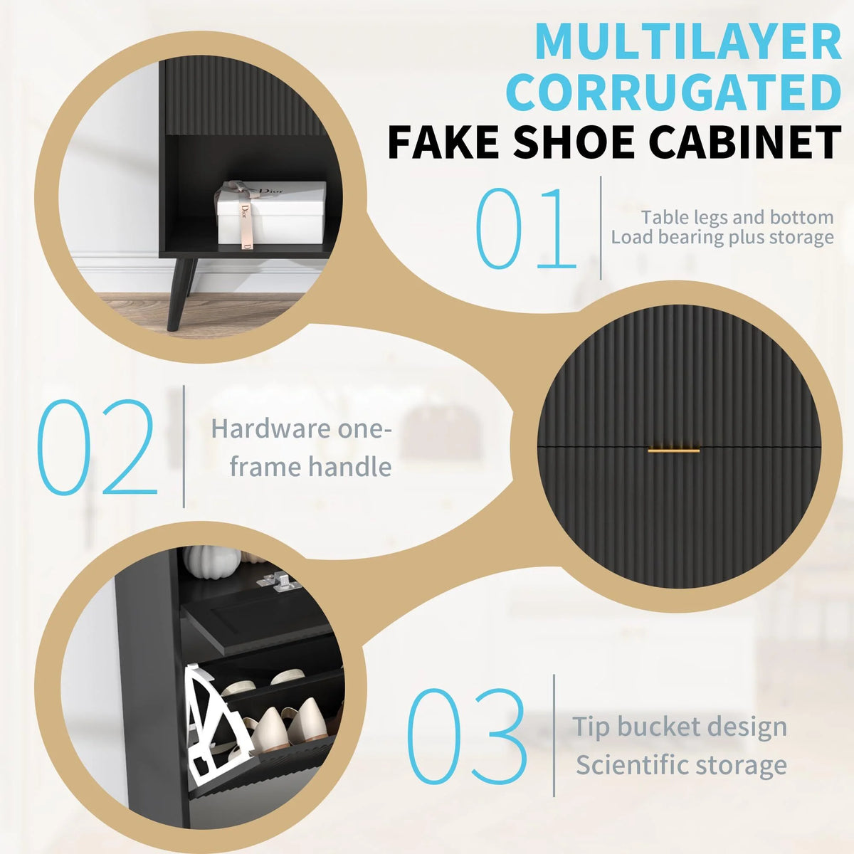Shoe Cabinet with Drawers, slim storage cabinets, entryway shoe storage cabinets