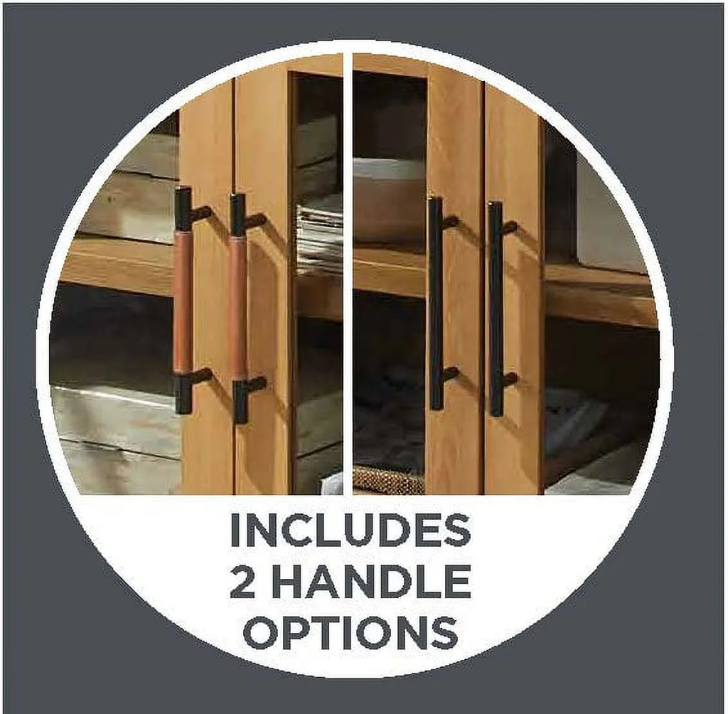 Better Homes & Gardens Reading Refined Farmhouse TV Stand for TVs up to 65", Walnut Finish