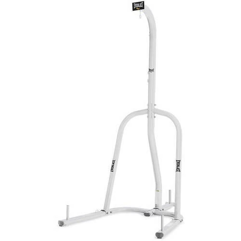 Everlast Single Station Heavy-Duty Punching Bag Stand, Powder-Coated Steel, 100 lb Capacity, Black