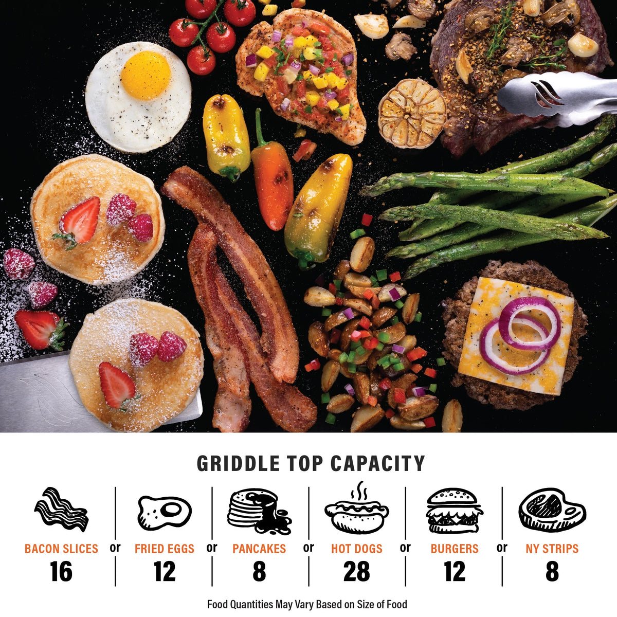 Blackstone Adventure Ready 20 x14 2-Burner Propane Camping Griddle with Latching Hood and Handle
