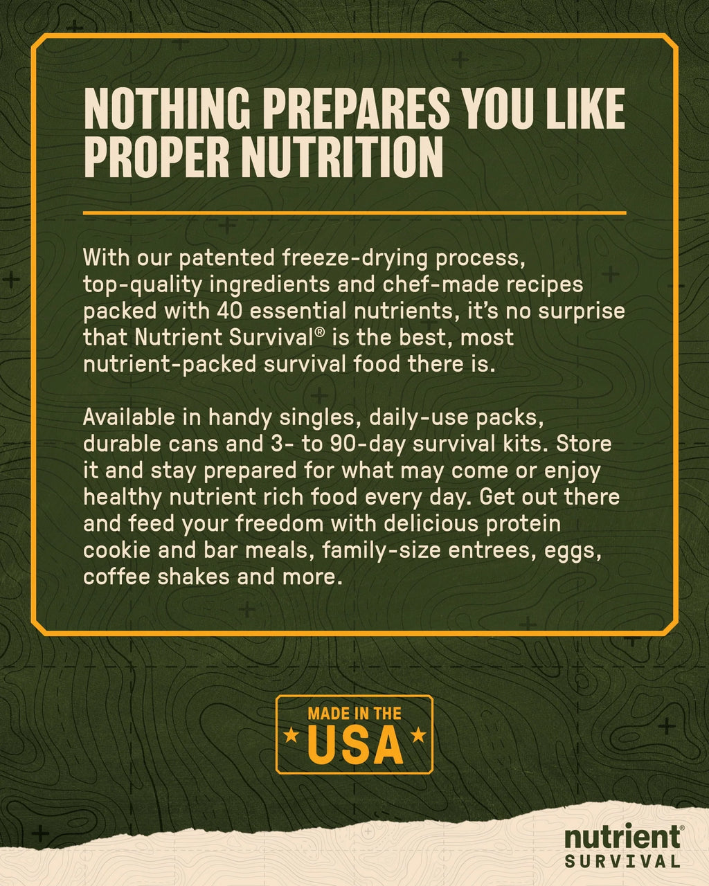 Nutrient Survival Vitamin Powdered Eggs Blend, Freeze Dried Prepper Supplies & Emergency Food Supply, 33 Essential Nutrients, Gluten Free, Shelf Stable Up to 25 Years, One Can, 70 Egg Equivalent