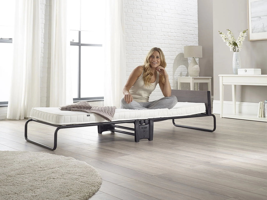 Jay-Be Inspire Folding Bed with Micro e-Pocket Spring Mattress and Headboard, Twin,
