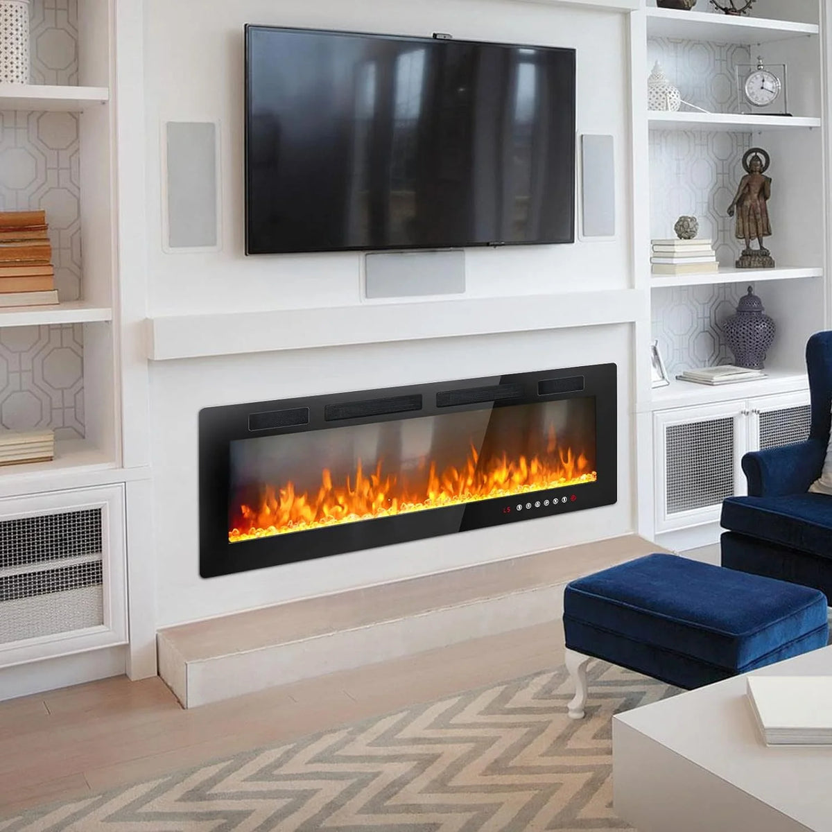 Vitesse Electric Fireplace 50 in 1500 W