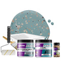 Beyond Paint Countertop Makeover Kit with Paint, Sealer, Flecks and Tools for Countertops, Nantucket