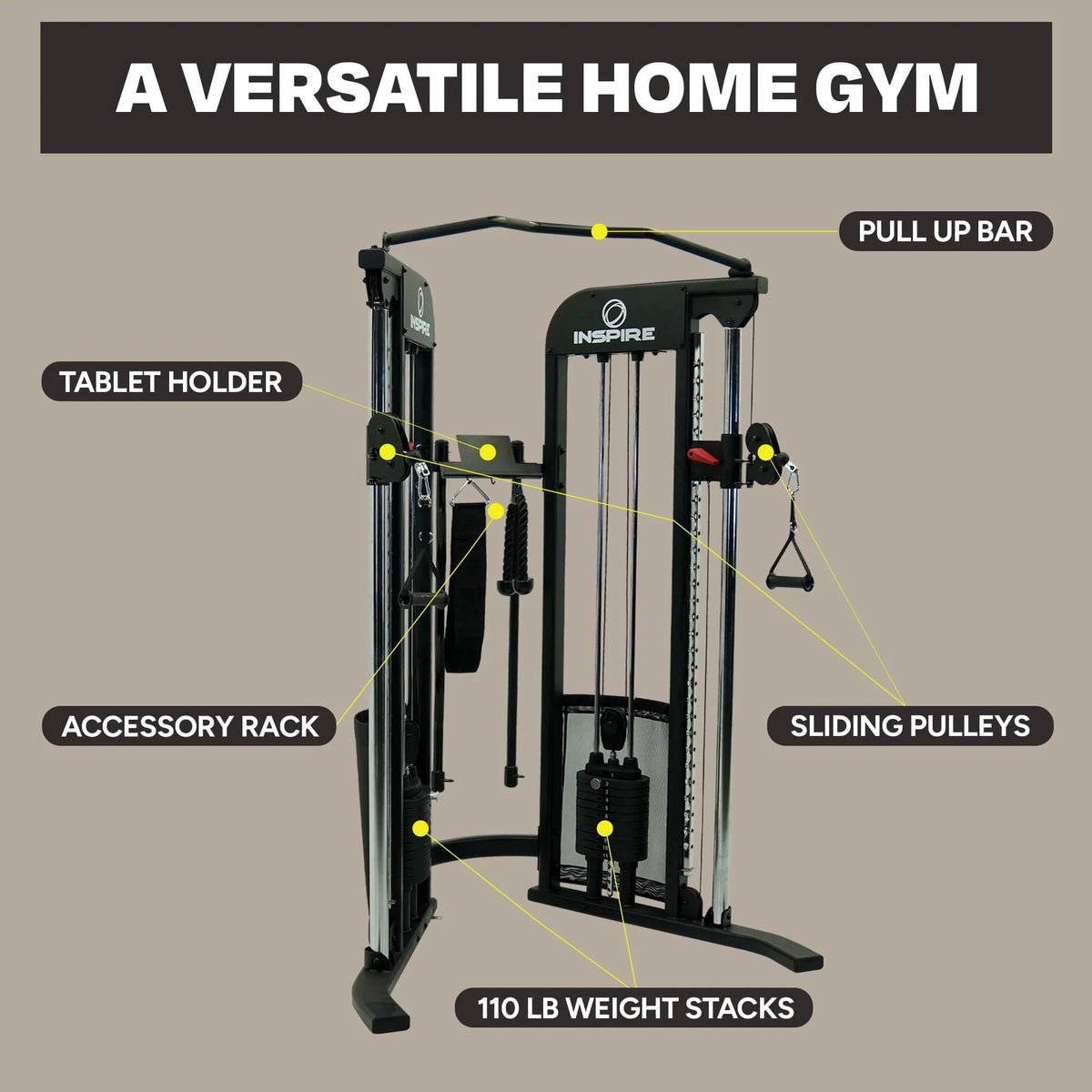 Inspire Fitness CG3 Home Gym Functional Trainer