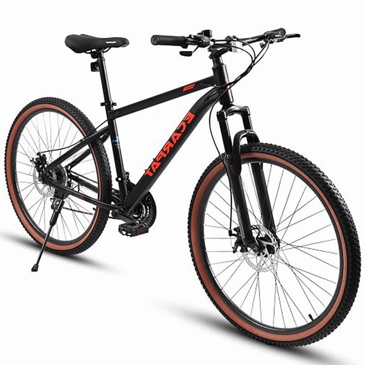 24 Inch Mountain Bike for Teenagers, High Carbon Steel Frame, Dual Full Suspension Mountain Bike, Mountain Tire, 21 Speed Mens Womens Outdoor Cycling, Birthday Gifts