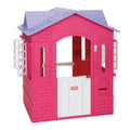 Little Tikes Cape Cottage House, Pink - Pretend Playhouse with Working Doors, Window Shutters, and Flag Holder, for Kids 2-8 Years Old