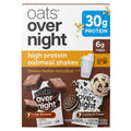 Oats Overnight Variety Pack, 30g Protein Shake, Cookies & Cream, Fudge Brownie, 14-pack