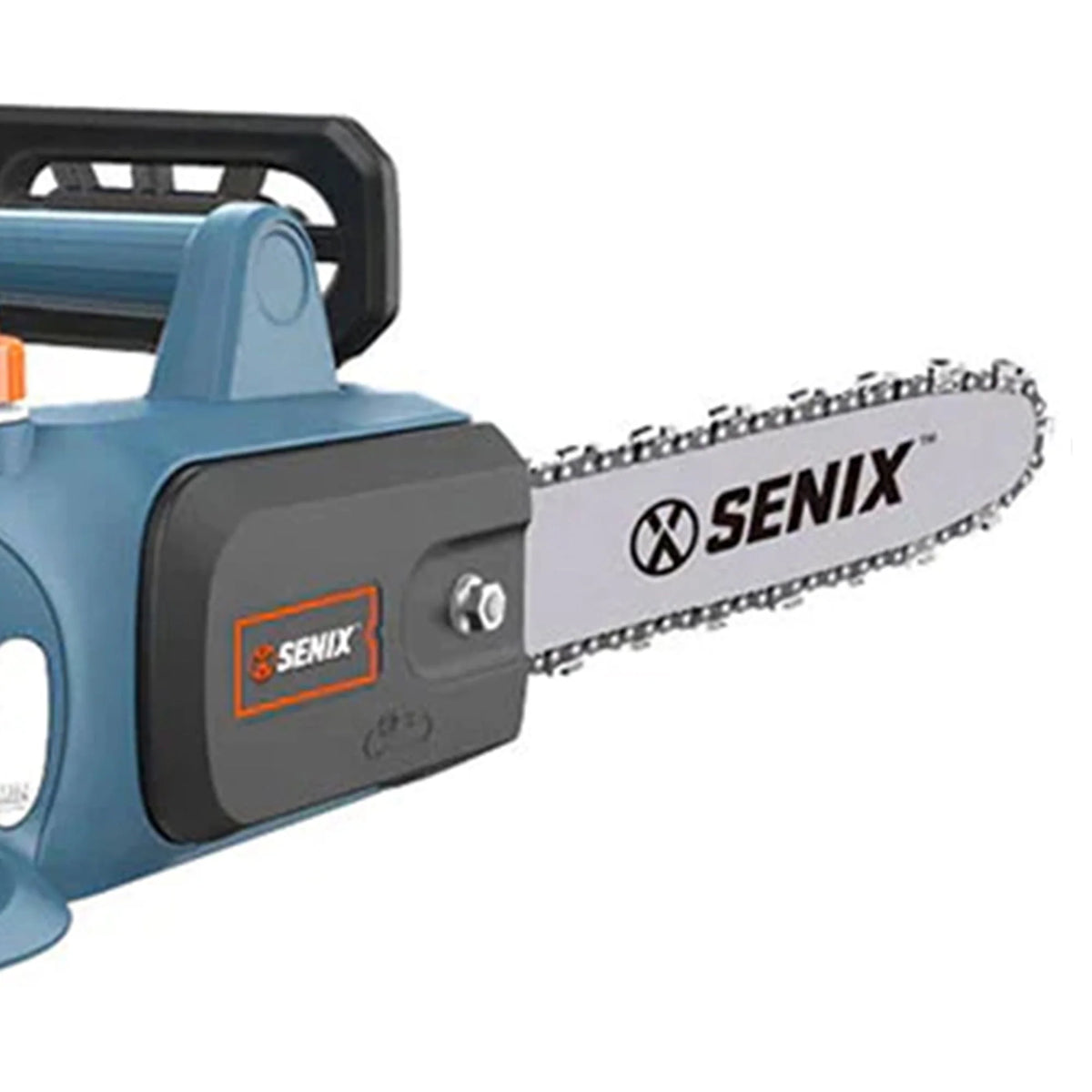 SENIX 14-inch 10 Amp Electric Corded Chainsaw, 3/8-inch pitch, 8.2 m/s chain speed, CSE10-L