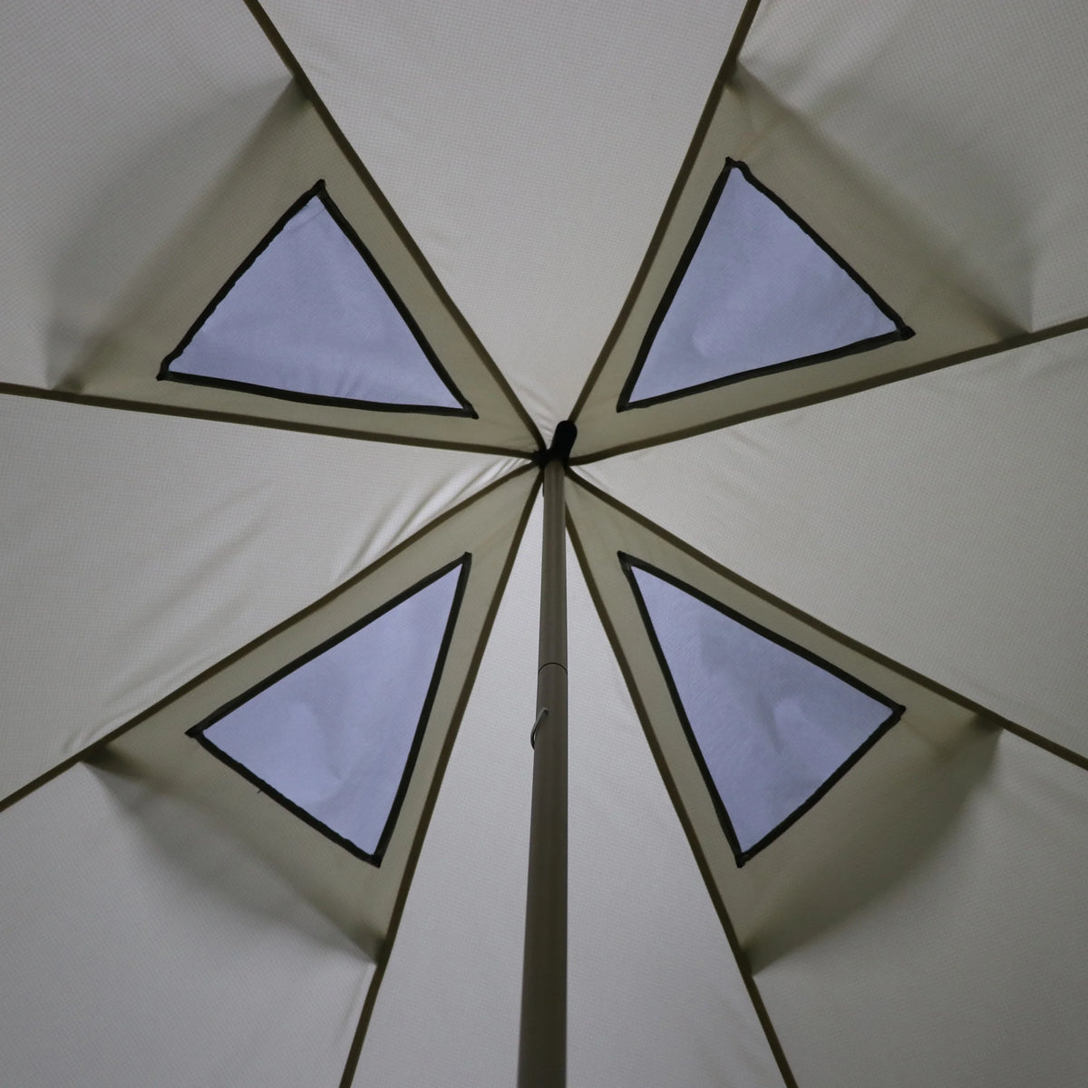 Ozark Trail Mushroom Glamping Bell Tent, with Ripstop Fabric, 6-Person