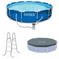 Intex 12'x30" Swimming Pool w/ Pump, Pool Ladder for 42 Wall, & 12 Cover
