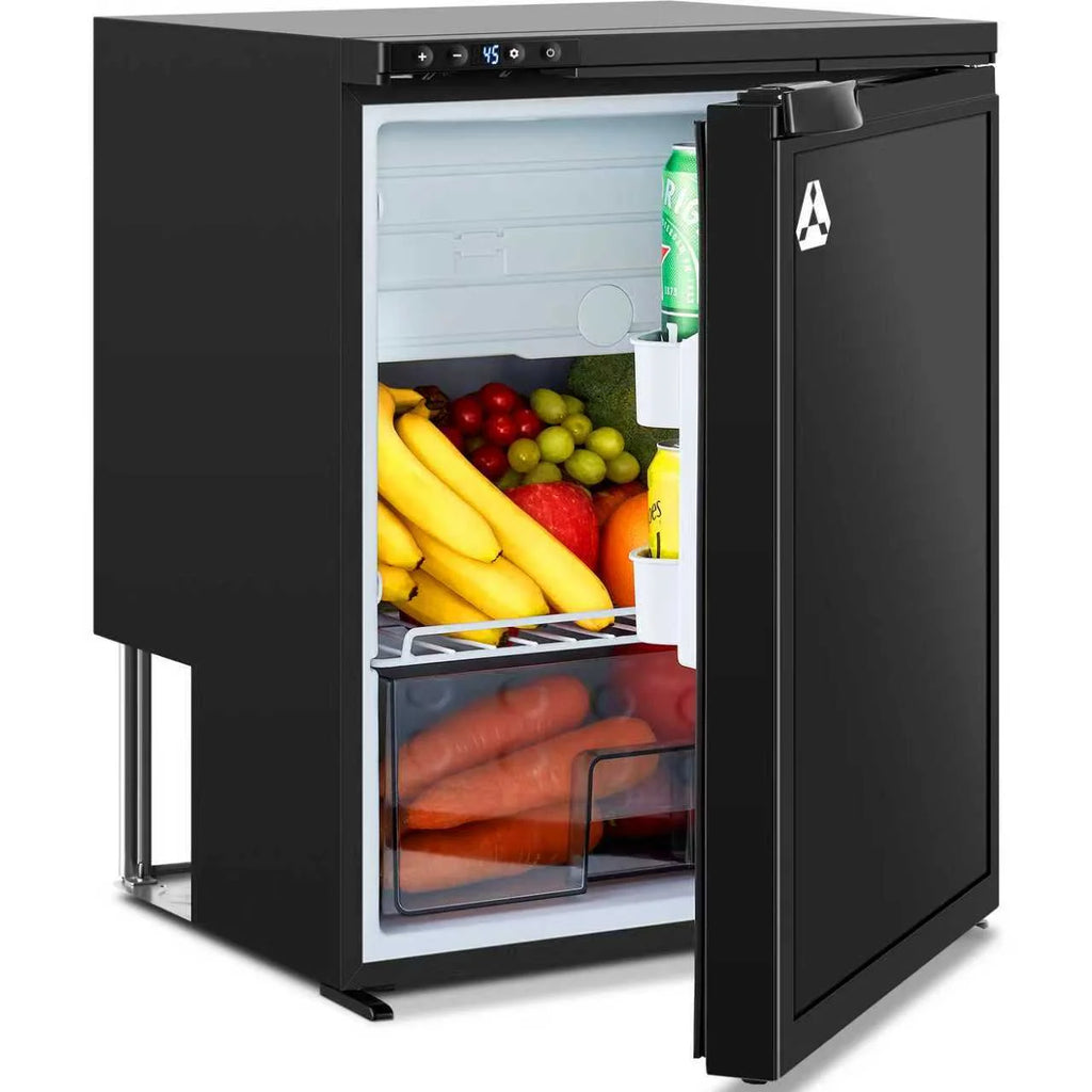 BODEGACOOLER 12 Volt Refrigerator, RV Refrigerator APP Control, 65L(2.3cu.ft.) RV Fridge Freezer, Car Refrigerator with Lock, (4-46) Travel Compressor Cooler 12/24V DC for Truck, RV, Camping