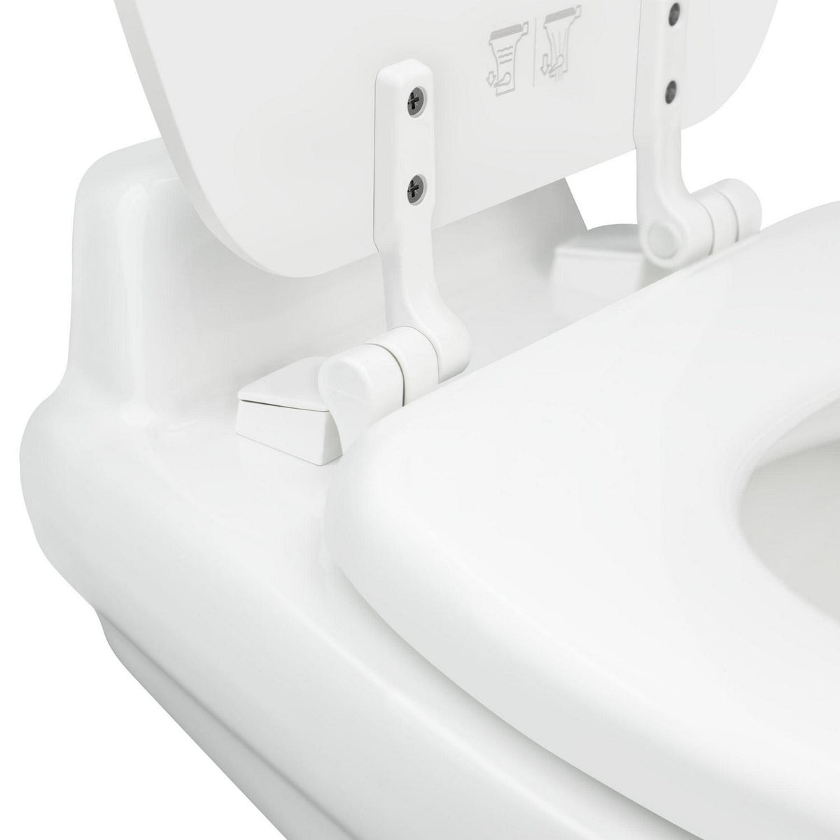 Dometic 320 RV Toilet | White | 302320081 | Standard Height | Gravity Toilet | Elongated Ceramic Bowl | Flush with Foot Pedal | For RVs. Trailers. and Outdoor Campers
