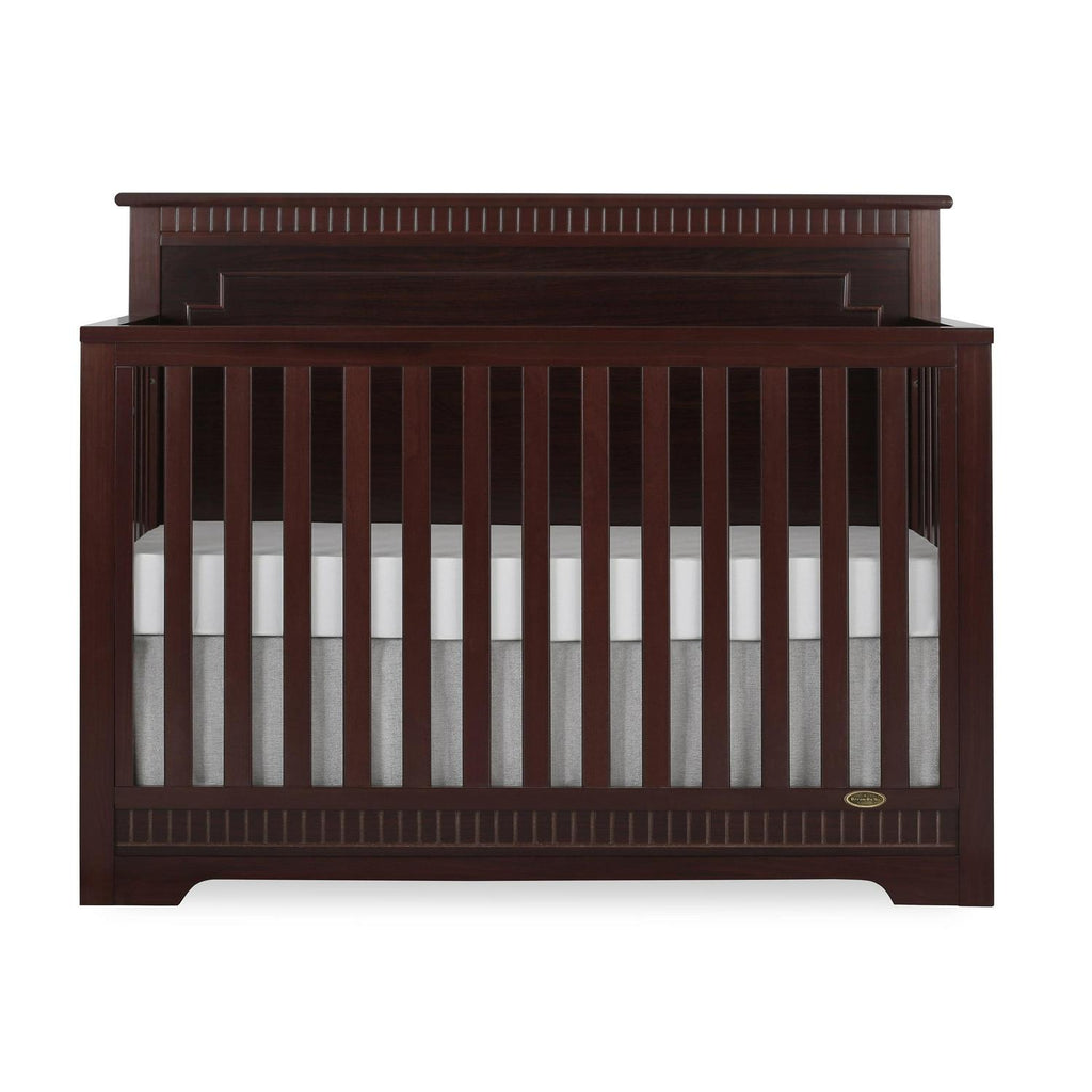 Dream On Me Morgan 5-in-1 Convertible Crib. Cherry