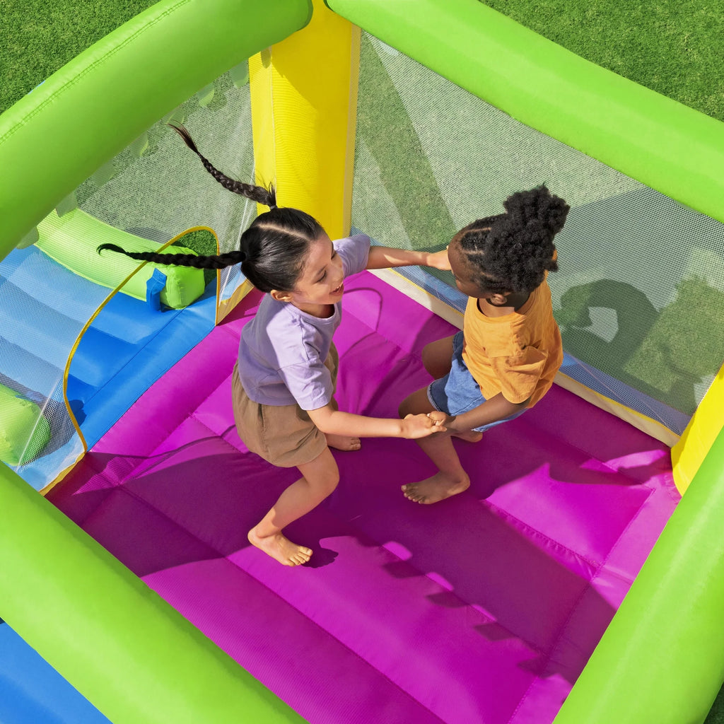H2OGO! Castletopia Inflatable Bounce House with Slide and Blower, Indoor/Outdoor, Ages 3+