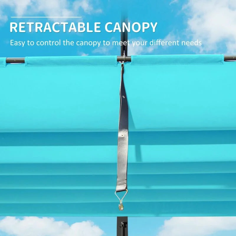 Aluminum Retractable Pergola with Sun Shade Patio Gazebo with Weather-Resistant Canopy for Backyard Deck Garden Grape Trellis Outdoor Pergola, Beige