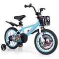 Costway 16" Kid’s Bike for 4-7 with Height-Adjustable Handlebar & Saddle Handbrake Blue