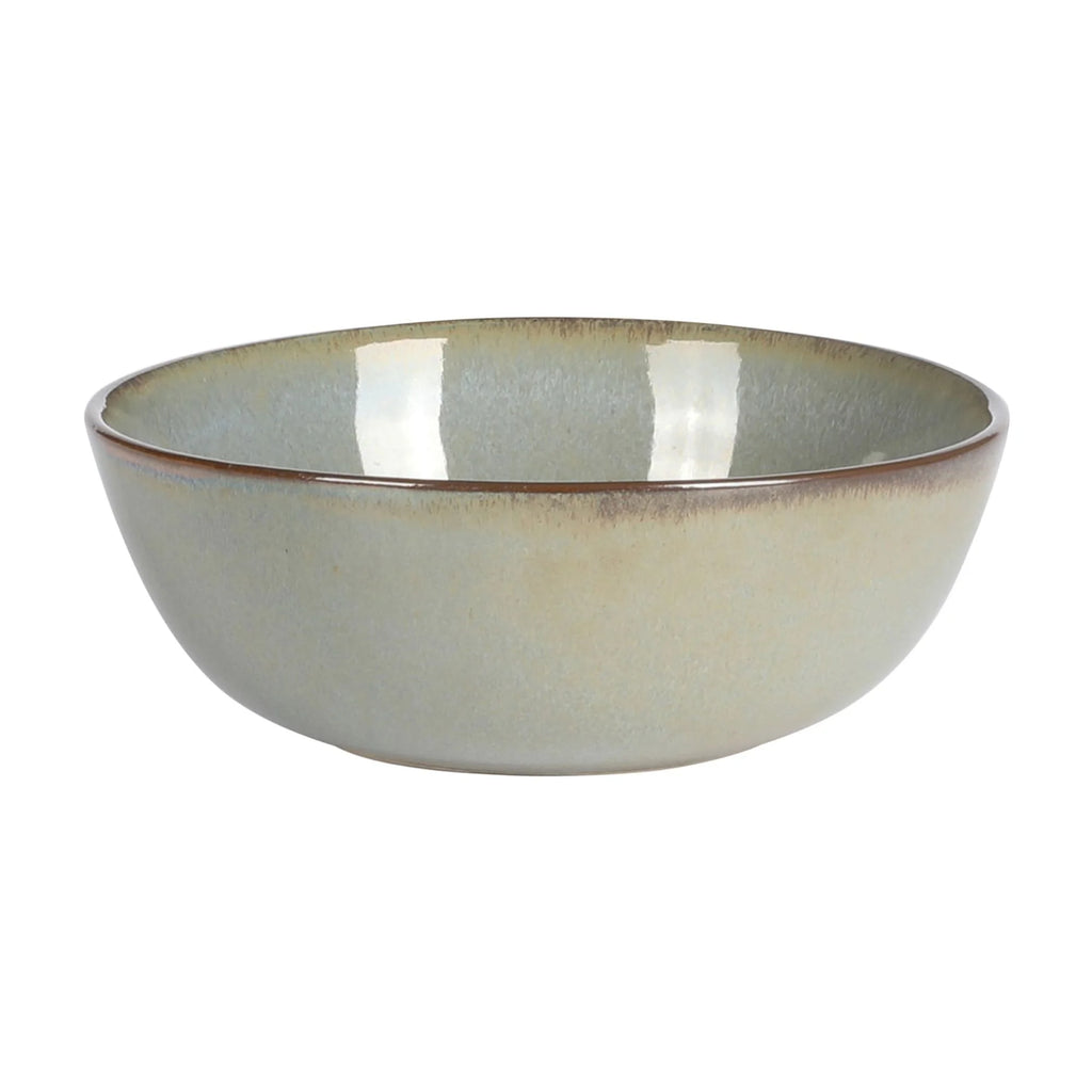 Gibson Elite Berea 16 Piece (Service for 4) Plates and Bowls Stoneware Dinnerware Set -Taupe