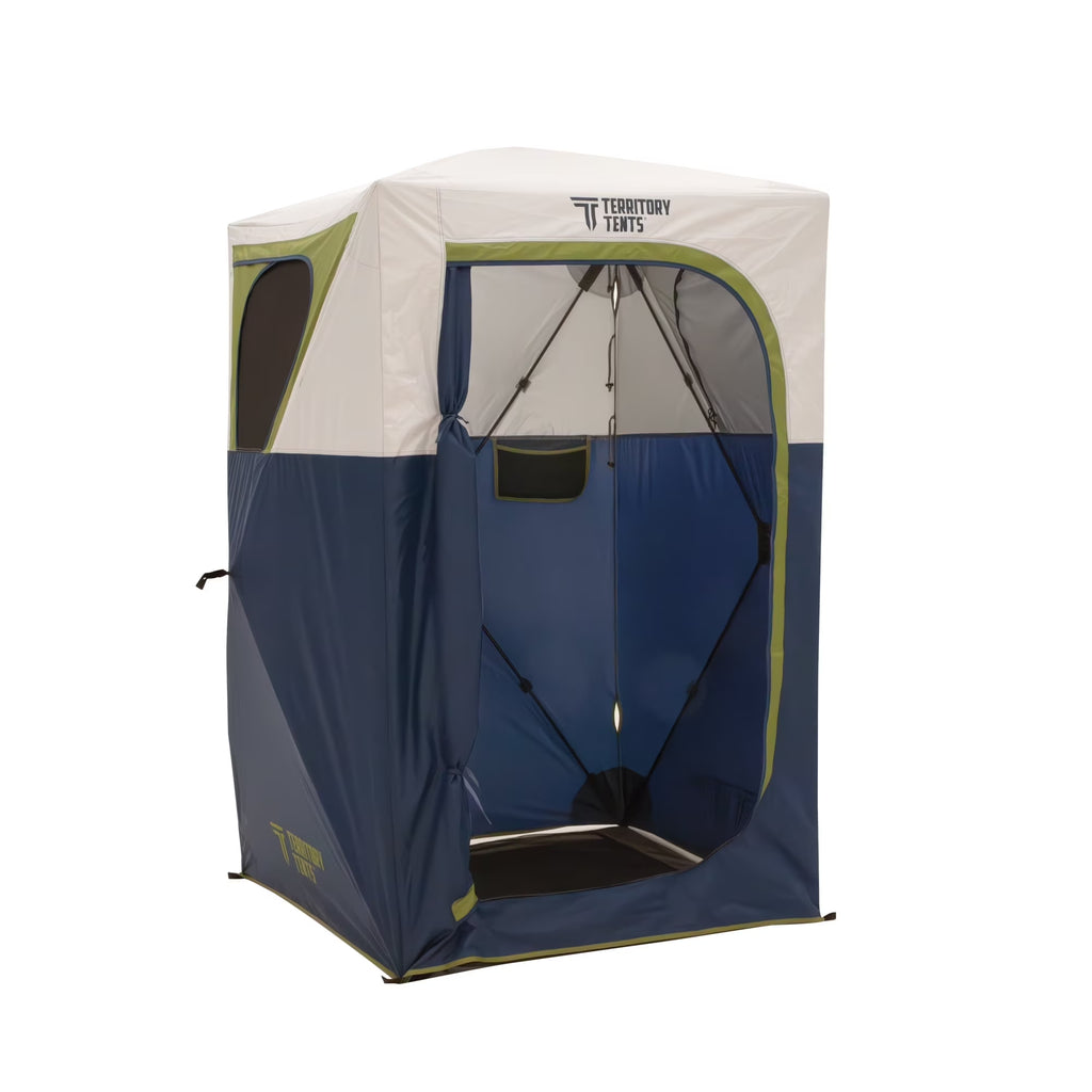 Territory Tents Jet Set Privacy Shower Tent, Jet Set Framework, No Assembly, Camp Shower, Camp Restroom, Privacy Tent Shower, 78 x 62 x 62, PT100DB