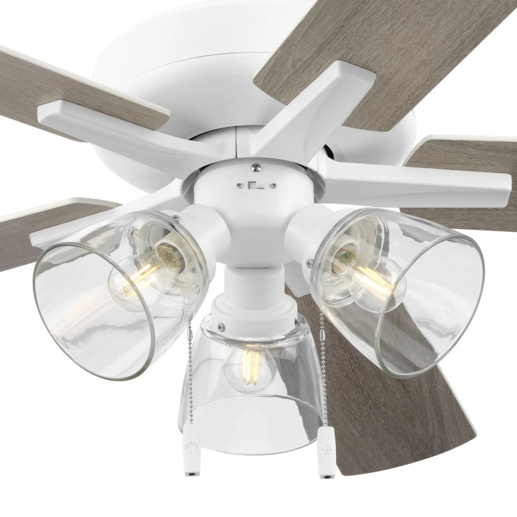 Better Homes & Gardens 52" Bronze Transitional Ceiling Fan, 5 Reversible Blades, 3 LED Bulbs Included